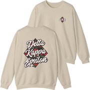 Ivory Delta Kappa Epsilon Graphic Crewneck Sweatshirt | Aloha