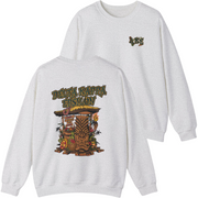 grey Delta Kappa Epsilon Graphic Crewneck Sweatshirt | Tiki Time