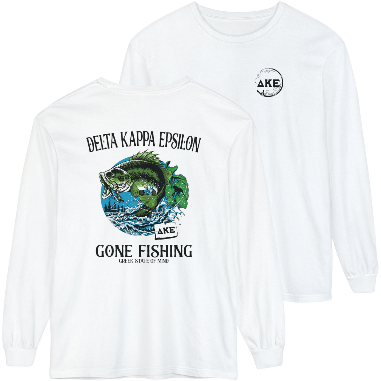 Delta Kappa Epsilon Graphic Long Sleeve | Gone Fishing