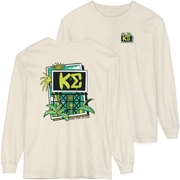 Ivory Delta Kappa Epsilon Graphic Long Sleeve