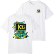 White Delta Kappa Epsilon Graphic T-Shirt 