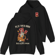 black Delta Kappa Epsilon Graphic Hoodie | Play Your Odds