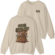 ivory Delta Sigma Phi Graphic Crewneck Sweatshirt