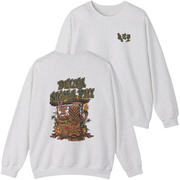grey Delta Sigma Phi Graphic Crewneck Sweatshirt