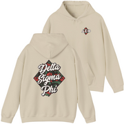 Ivory Delta Sigma Phi Graphic Hoodie | Aloha