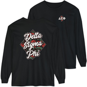 Black Delta Sigma Phi Graphic Long Sleeve | Aloha