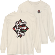 Ivory Delta Sigma Phi Graphic Long Sleeve | Aloha