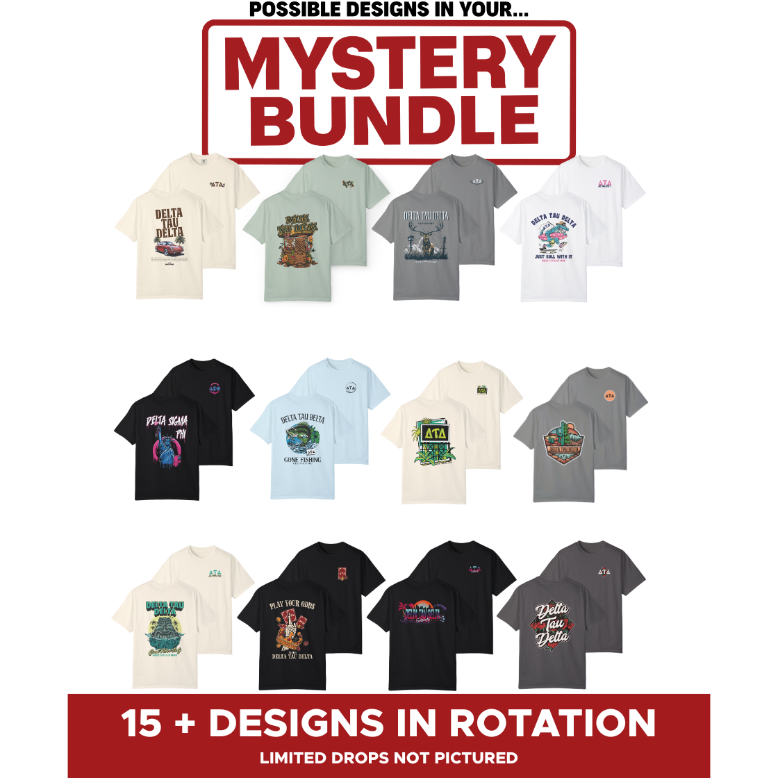 Delta Tau Delta Mystery Bundle – 5 Surprise Items for $65