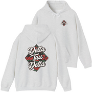 grey Delta Tau Delta Graphic Hoodie | Aloha