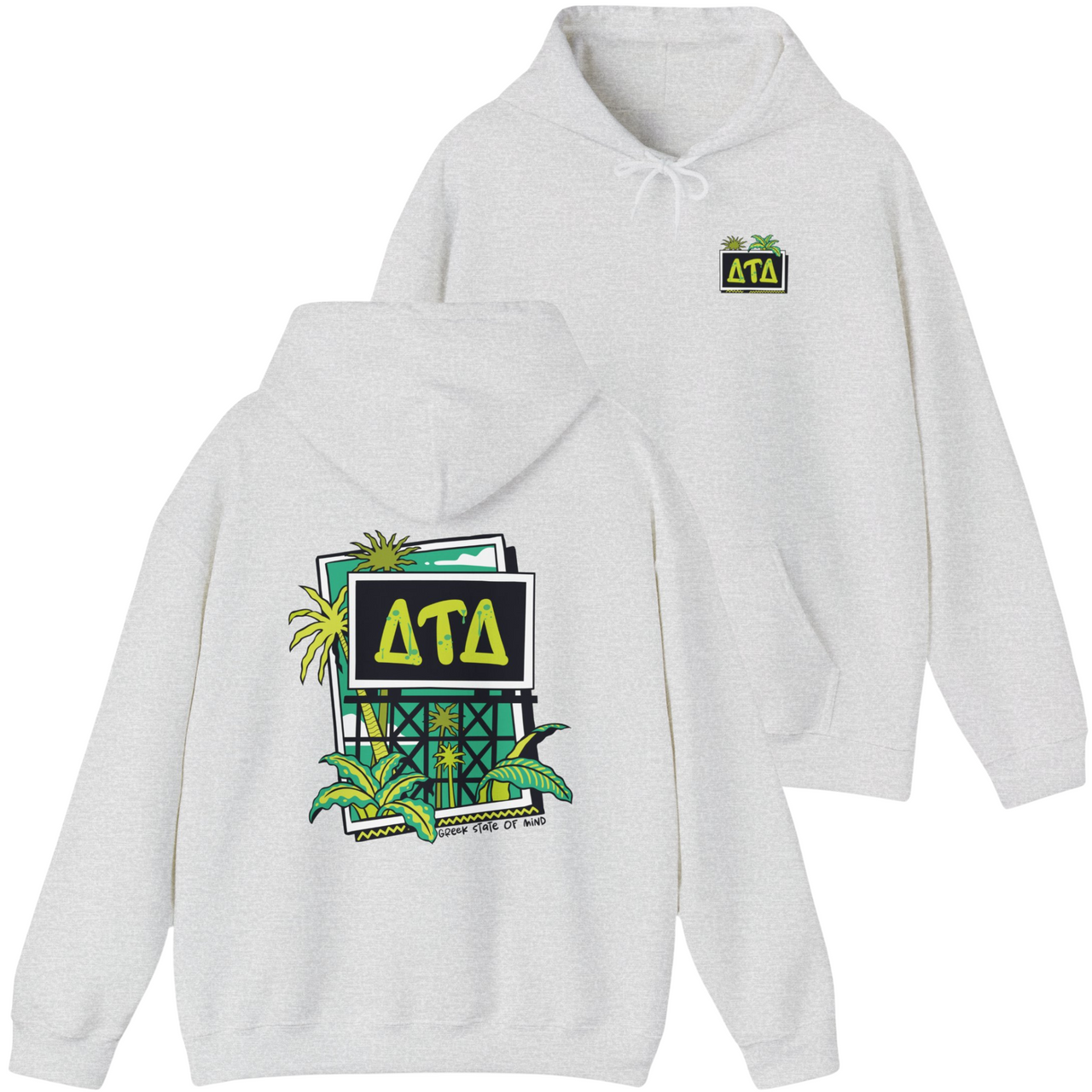 Delta Tau Delta Graphic Hoodie | Tropical Billboard