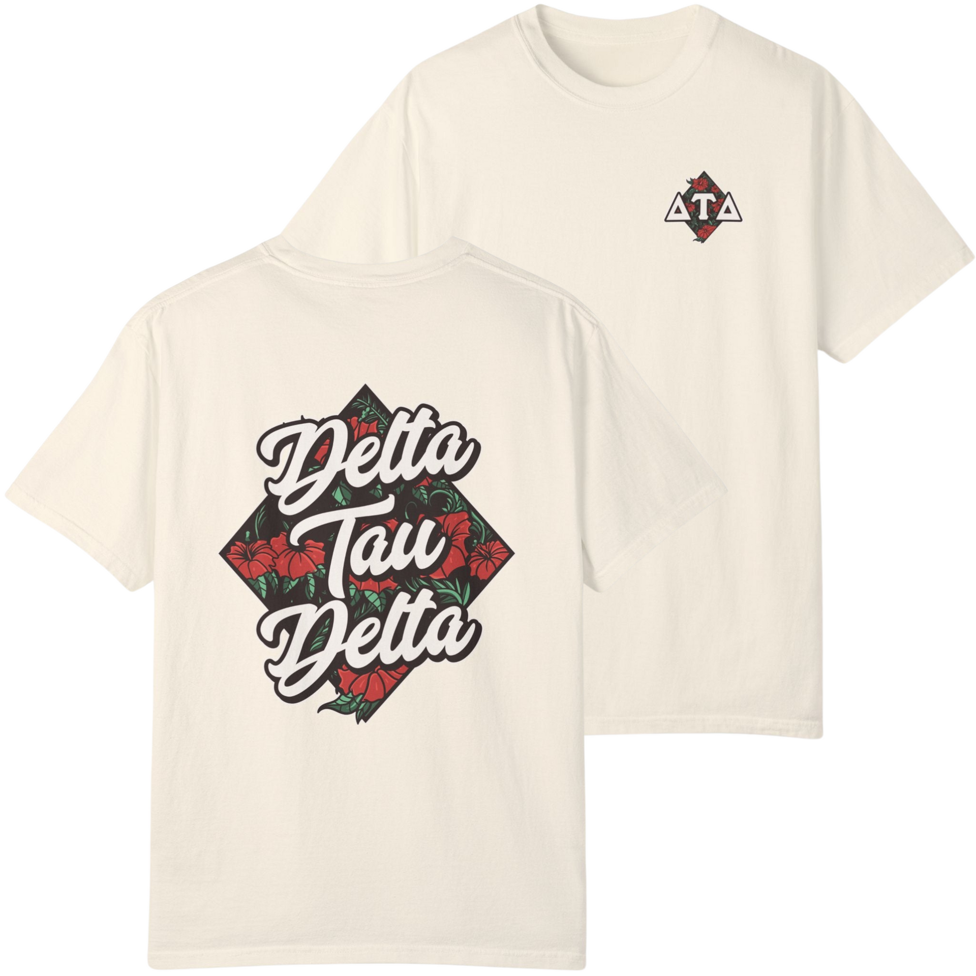 Ivory Delta Tau Delta | Aloha Graphic T-Shirt