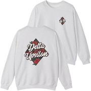 Grey Delta Upsilon Graphic Crewneck Sweatshirt | Aloha