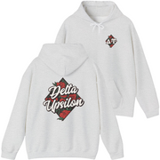 Grey Delta Upsilon Graphic Hoodie | Aloha