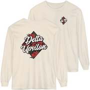 Ivory Delta Upsilon Graphic Long Sleeve | Aloha