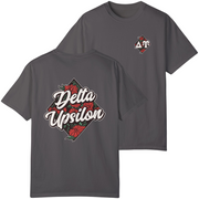 Grey Delta Upsilon Graphic T-Shirt | Aloha