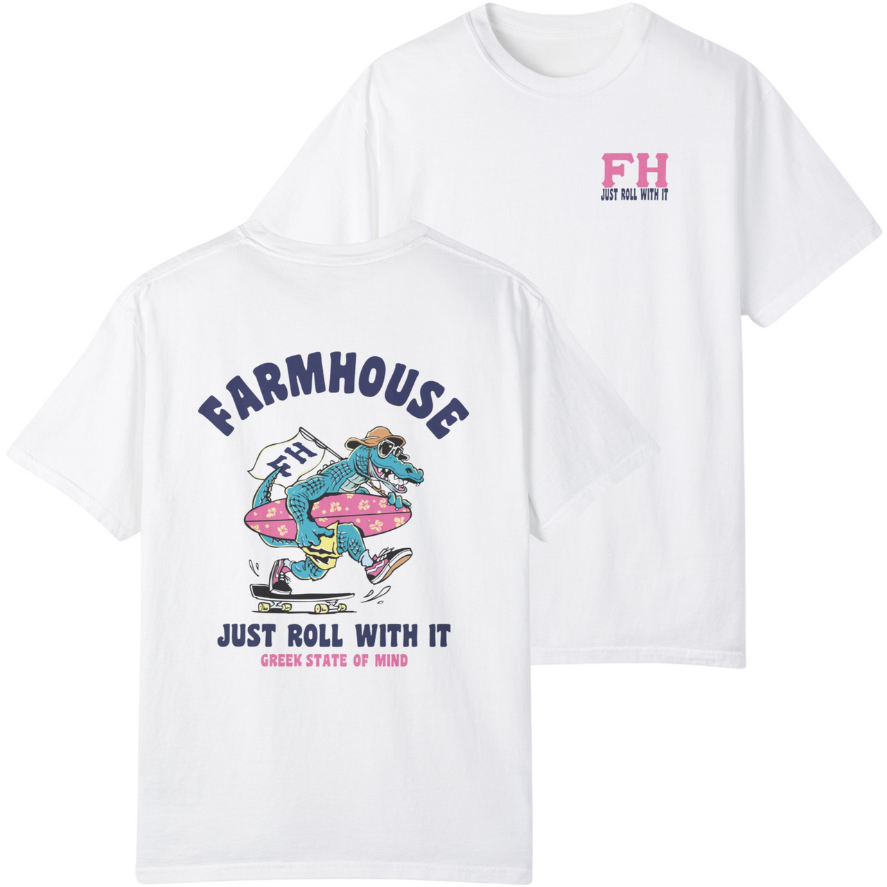 FarmHouse Graphic T-Shirt | Alligator Skater