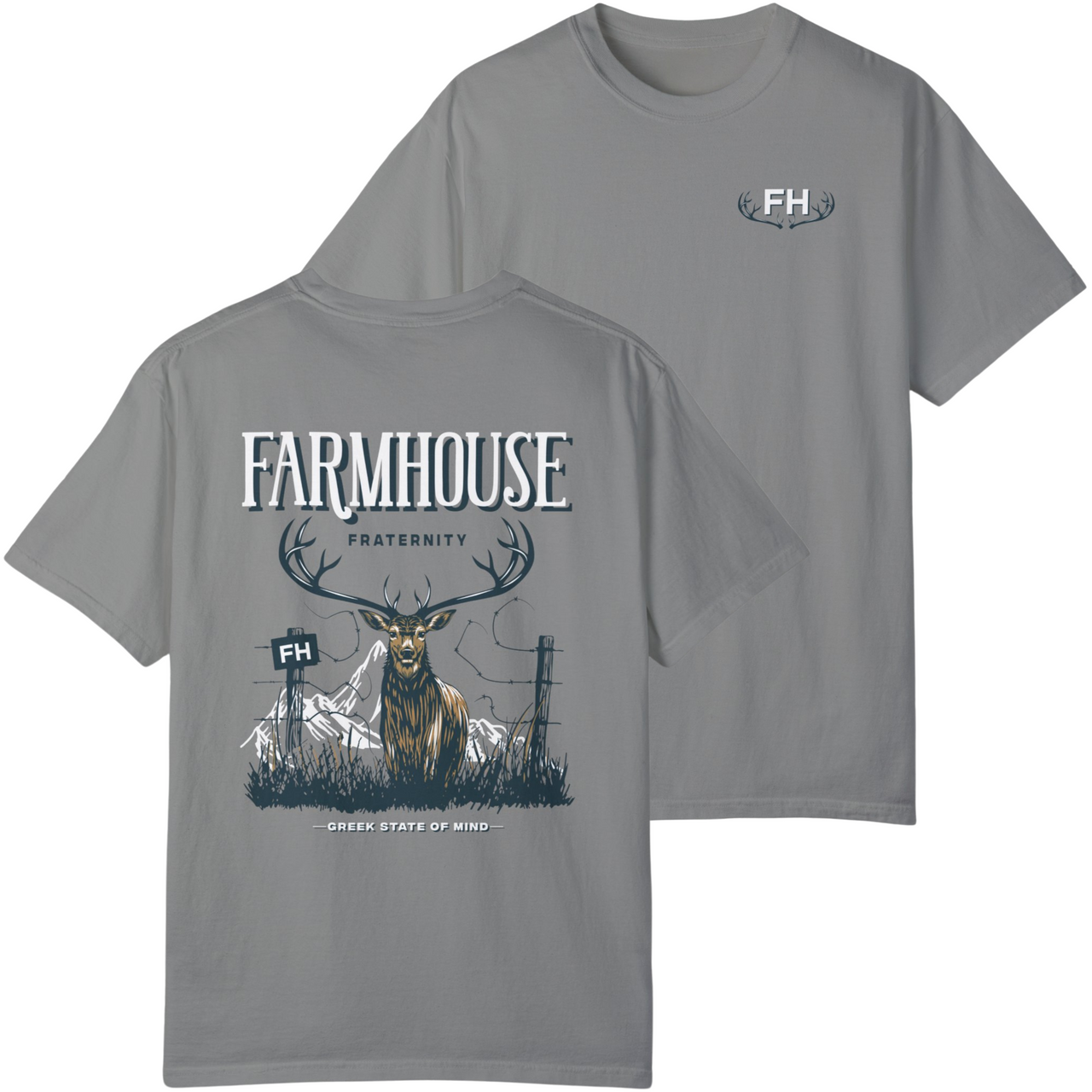 FarmHouse Graphic T-Shirt | Big Buck