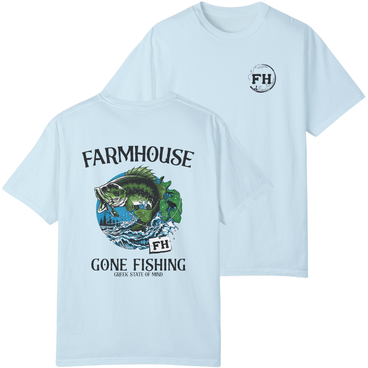 FarmHouse Graphic T-Shirt | Gone Fishing