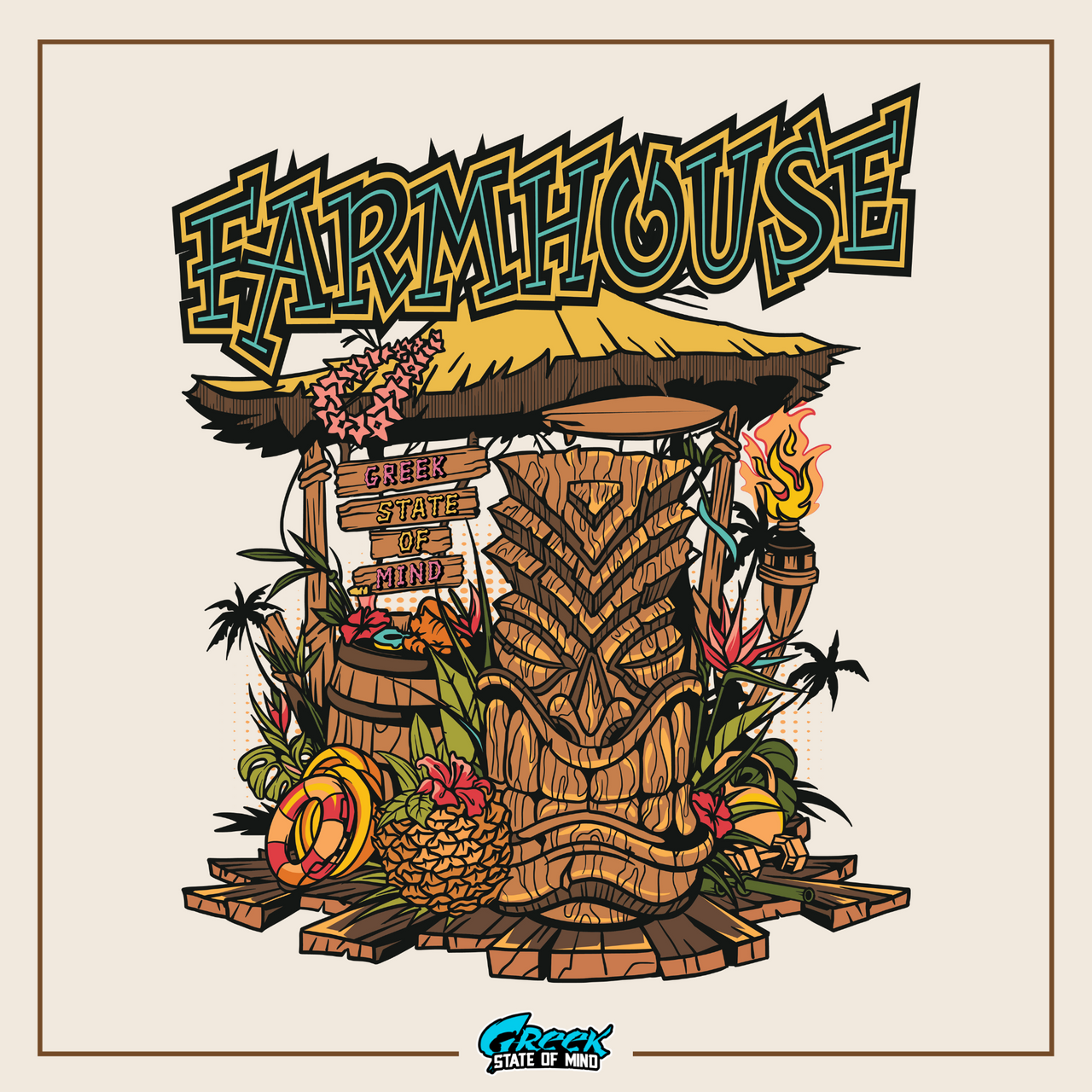 FarmHouse Graphic T-Shirt | Tiki Time