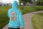 Phi Delta Theta Graphic Hoodie | Fun in the Sun | phi delta theta fraternity greek apparel model 