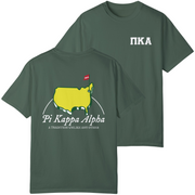 Green Pi Kappa Alpha Graphic T-Shirt | The Masters