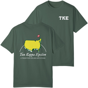 Green Tau Kappa Epsilon Graphic T-Shirt | Masters