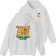Grey Sigma Chi Graphic Hoodie | Cool Croc