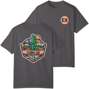 Grey Sigma Chi Graphic T-Shirt | Desert Mountains