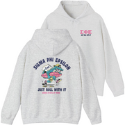 Grey Sigma Phi Epsilon Graphic Hoodie | Alligator Skater