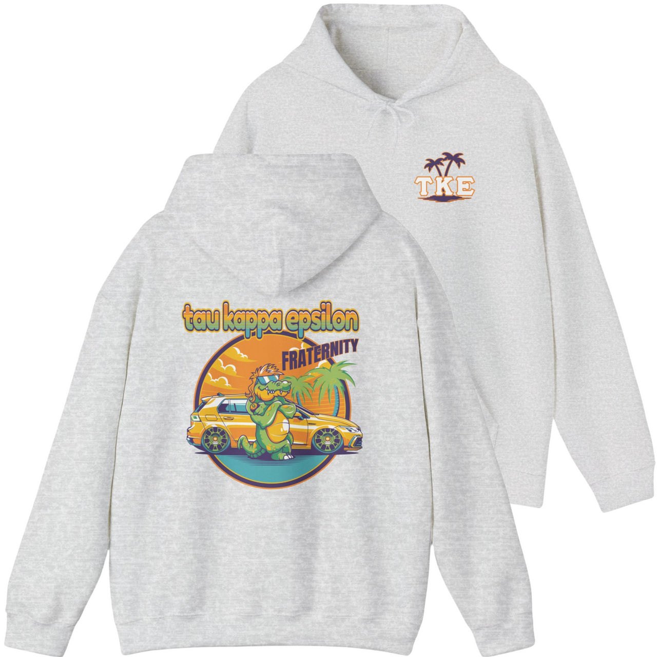 Ash Tau Kappa Epsilon Graphic Hoodie | Cool Croc