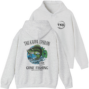 Grey Tau Kappa Epsilon Graphic Hoodie | Gone Fishing