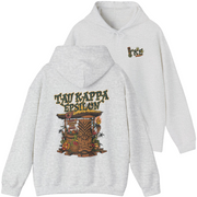 Grey Tau Kappa Epsilon Graphic Hoodie | Tiki Time