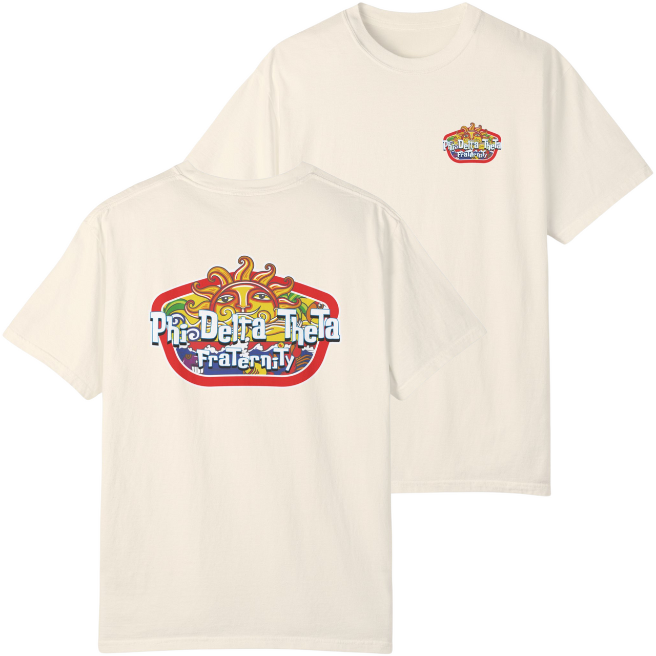 Ivory Phi Delta Theta Graphic T-Shirt | Summer Sol