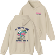 Ivory Pi Kappa Phi Graphic Hoodie | Alligator Skater