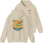Ivory Sigma Chi Graphic Hoodie | Cool Croc