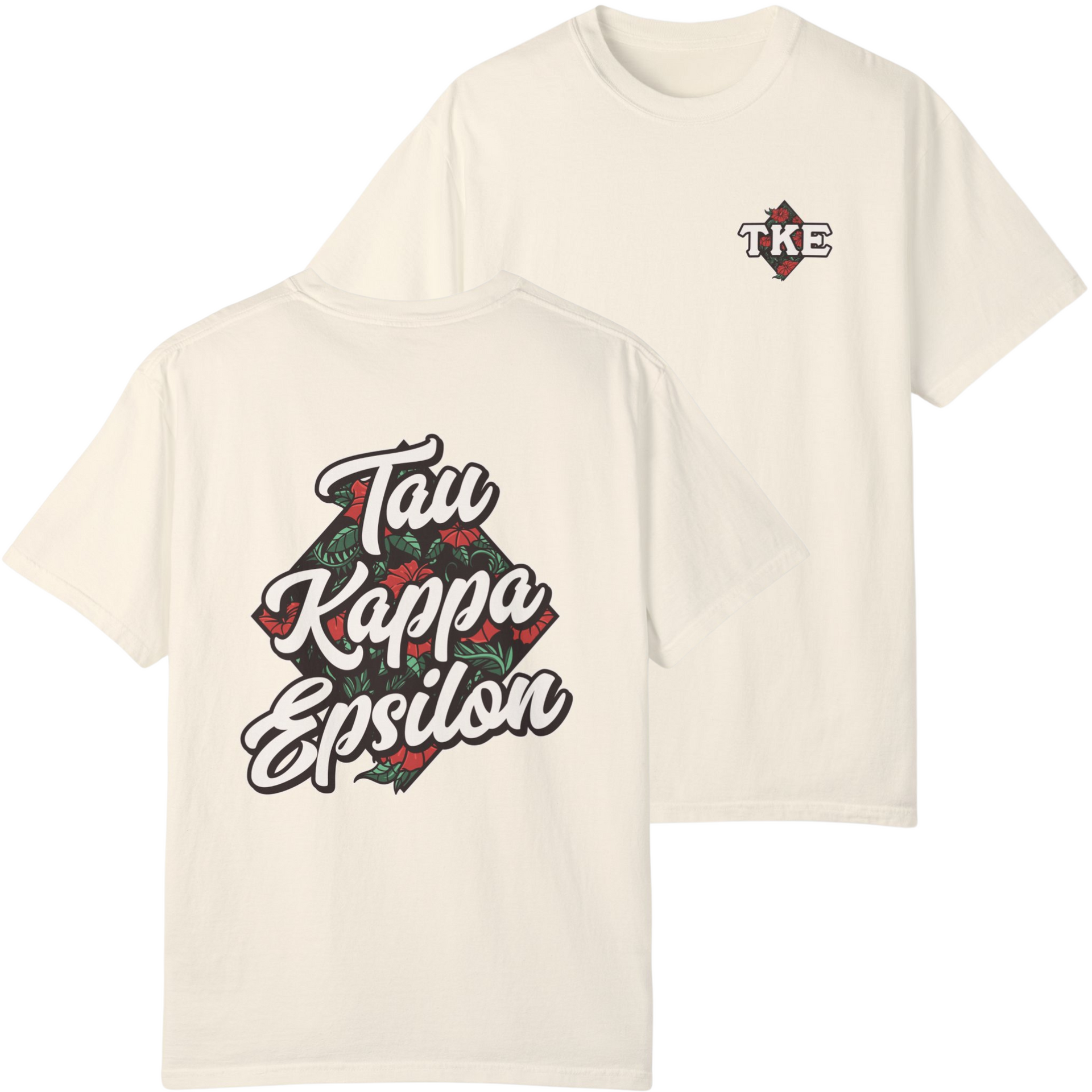 Ivory Tau Kappa Epsilon Graphic T-Shirt | Aloha