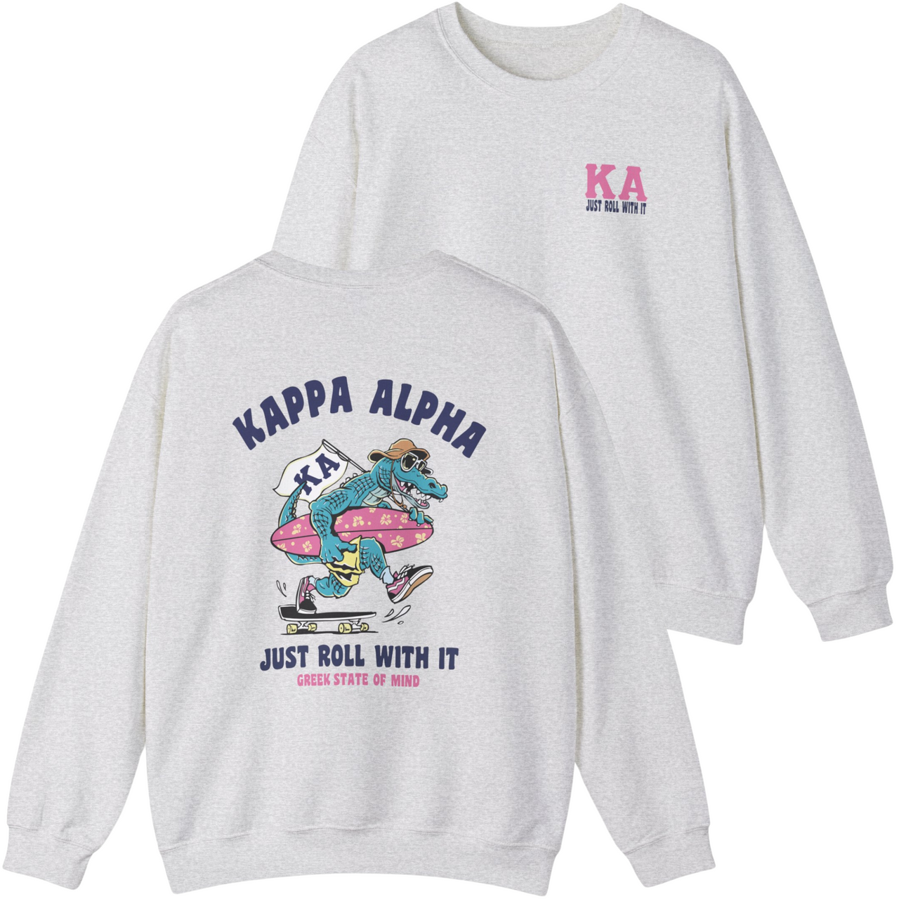 Kappa Alpha Graphic Crewneck Sweatshirt | Alligator Skater