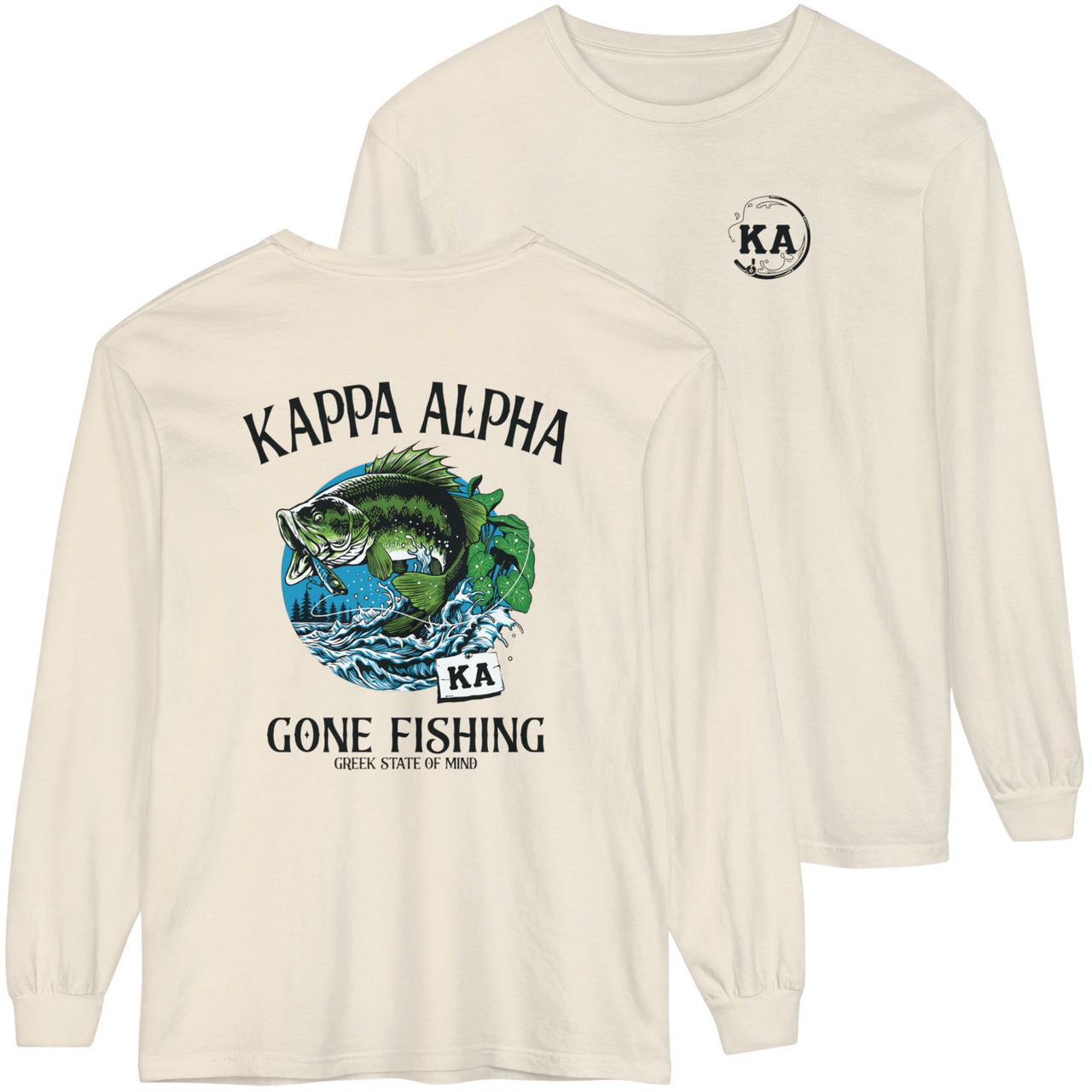 Kappa Alpha Graphic Long Sleeve | Gone Fishing