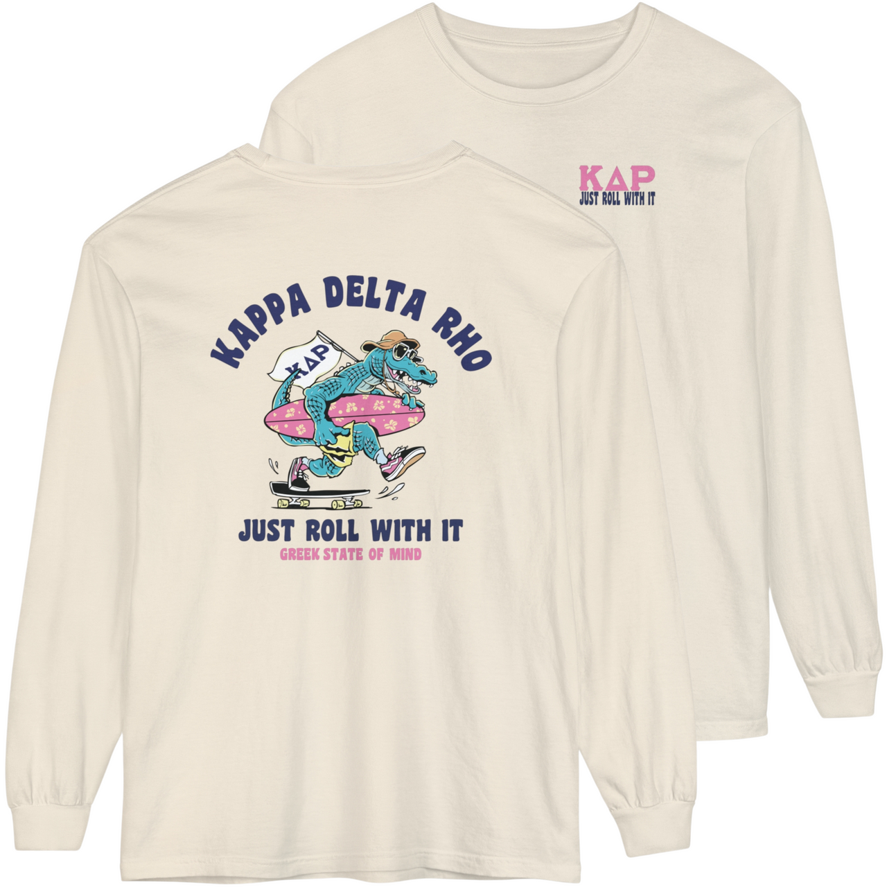 Kappa Delta Rho Graphic Long Sleeve | Alligator Skater