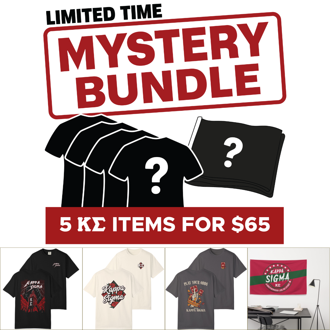 Kappa Sigma Mystery Bundle – 5 Surprise Items for $65