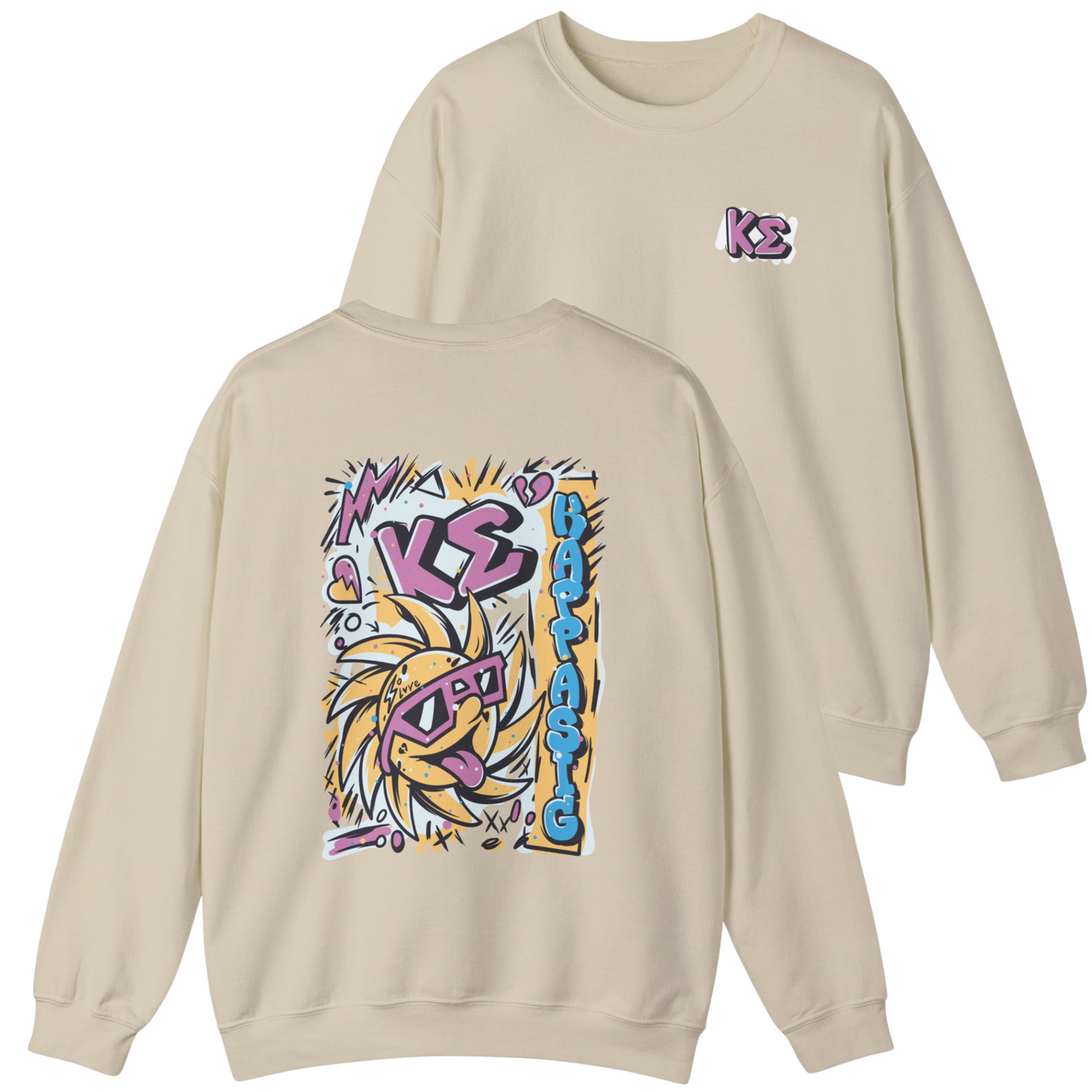 Kappa Sigma Graphic Crewneck Sweatshirt | Fun in the Sun