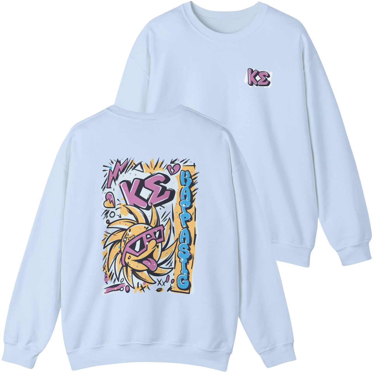 Kappa Sigma Graphic Crewneck Sweatshirt | Fun in the Sun
