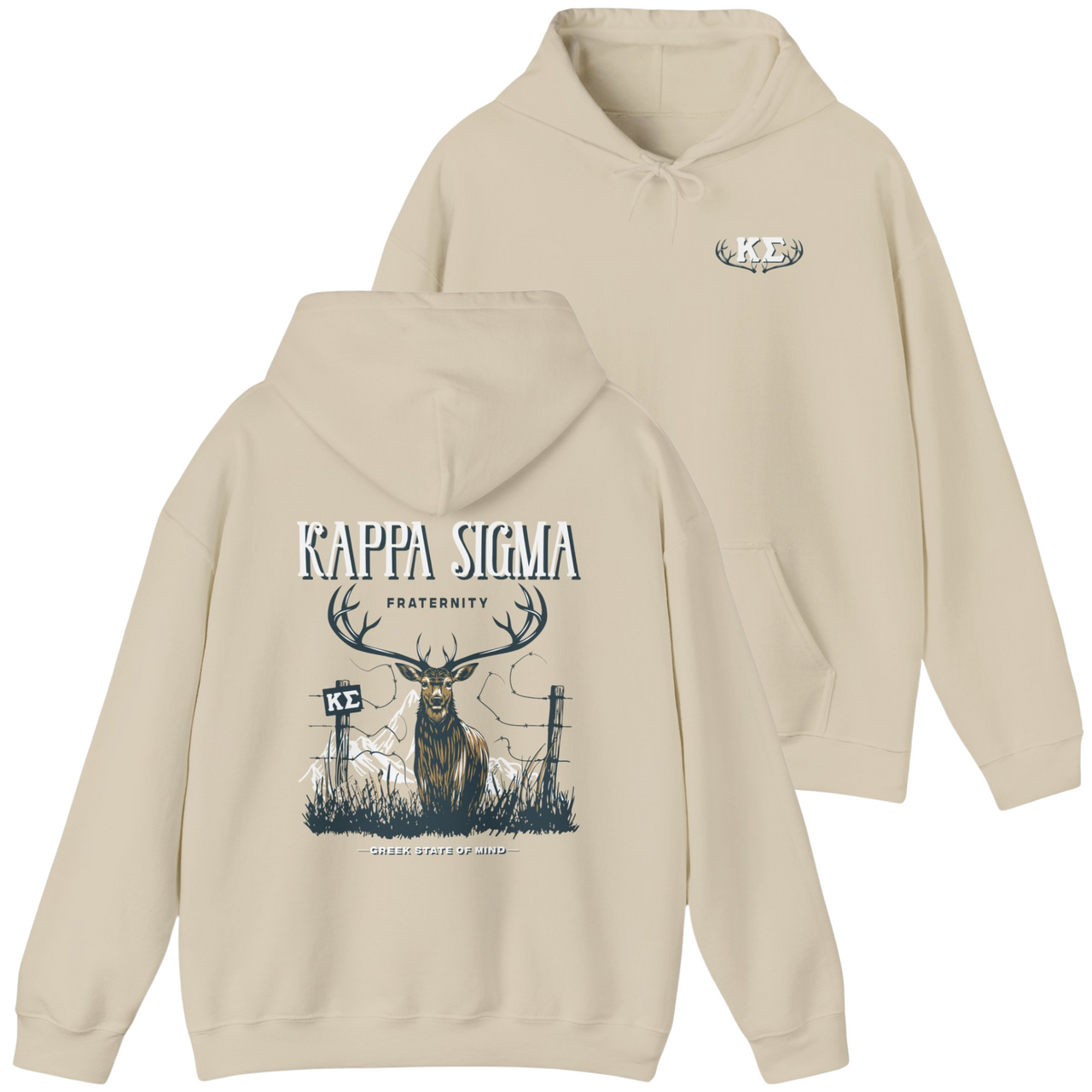 Kappa Sigma Graphic Hoodie | Big Buck