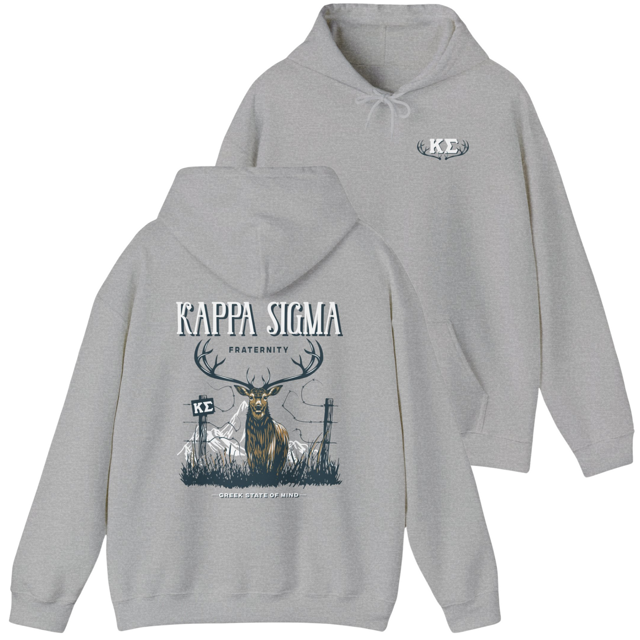 Kappa Sigma Graphic Hoodie | Big Buck