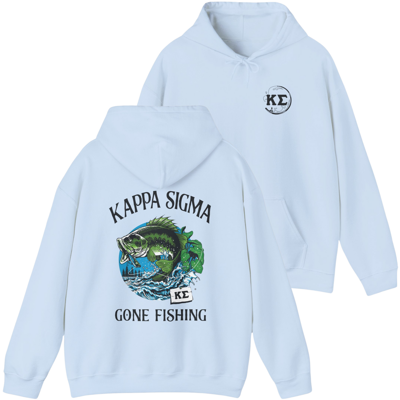 Kappa Sigma Graphic Hoodie | Gone Fishing