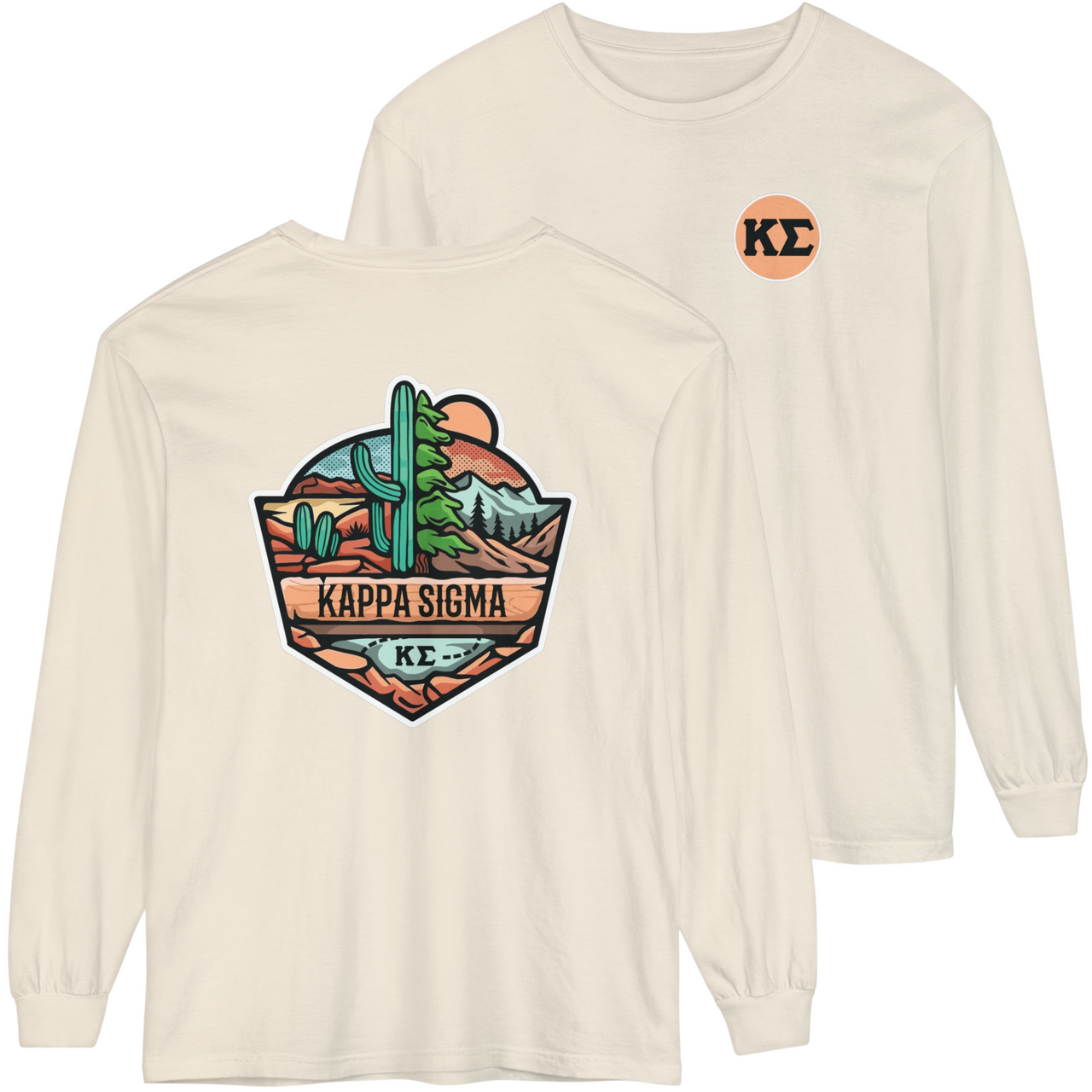 Kappa Sigma Graphic Long Sleeve | Desert Mountains
