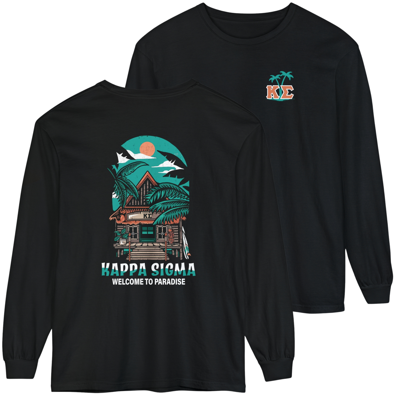 Kappa Sigma Graphic Long Sleeve | Welcome to Paradise