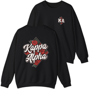 Black Kappa Alpha Graphic Long Sleeve | Aloha