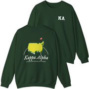 green Kappa Alpha Graphic Crewneck Sweatshirt | The Masters