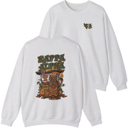 grey Kappa Alpha Graphic Crewneck Sweatshirt | Tiki Time